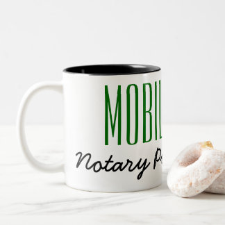 Mobiele Notarische openbare pen,  Tweekleurige Koffiemok
