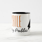 Mobiele Notarische openbare pen,  Tweekleurige Koffiemok (Center)