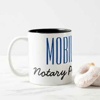 Mobiele Notarische openbare pen,  Tweekleurige Koffiemok