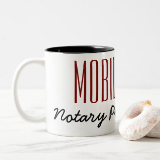 Mobiele Notarische openbare pen,  Tweekleurige Koffiemok