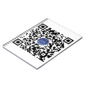 Mobiele Notarische publieke qr-code Notitieboek (Linkerzijde)