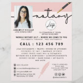 Mobiele Notarisondertekenaar Foto Business Flyer (Voorkant)