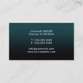 Mobiele Notarisseur Elegant Handtekening Visitekaartje (Achterkant)