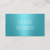 Mobiele Noteerbare Openbare Golden Signing Pen Tur Visitekaartje (Achterkant)