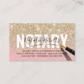 Mobiele Noteerbare Public Modern Gold Glitter Hand Visitekaartje (Voorkant)