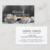 Mobiele Noteermachine en Apostille Gold Label Sign (Voorkant / Achterkant)