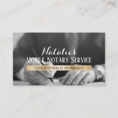 Mobiele Noteermachine en Apostille Gold Label Sign (Voorkant)