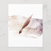 Mobiele Noteermachine en Lijntekenaar Blush Pink F Flyer (Achterkant)