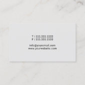 Mobiele ondertekenaar van de handtekening van de m visitekaartje (Achterkant)