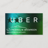 Mobiele online driver - Automobielauto Visitekaartje (Achterkant)