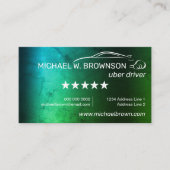 Mobiele online driver - Automobielauto Visitekaartje (Voorkant)