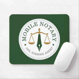 Mobiele Openbare Notaris Aangepaste Juridische Ond Muismat