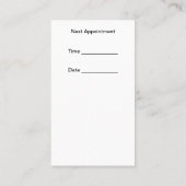 Mobiele Pet Grooming Afspraakkaarten Visitekaartje (Achterkant)