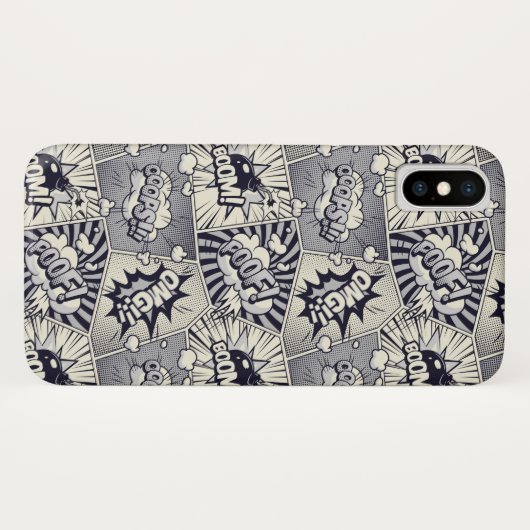 Mobiele Pop van stripverhaal Case-Mate iPhone Case (Achterkant (horizontaal))