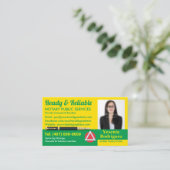 Mobiele publieke foto visitekaartje (Staand voorkant)