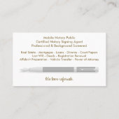 Mobiele publieke  foto visitekaartje (Achterkant)