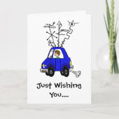 Mobiele Rig Funny Ham Radio Verjaardag Kaart (Voorkant)