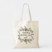 Mobiele rolstoelgebruikers bestaan tote bag (Achterkant)