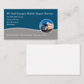 Mobiele RV Camper Repair Service Visitekaartjes Ni (Voorkant / Achterkant)