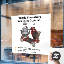 Mobiele scooters voor medische benodigdheden op ma