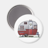 Mobiele Scout Camper Magnet (Voorkant / Achterkant)