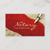 Mobiele signaalagent rood en Gold Agate Visitekaartje (Voorkant)