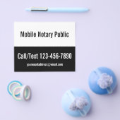 Mobiele Sjabloon voor Noteerbaar publiek zwart-wit Flyer (Enkel)