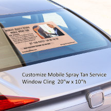 Mobiele spray tan-service aanpassen