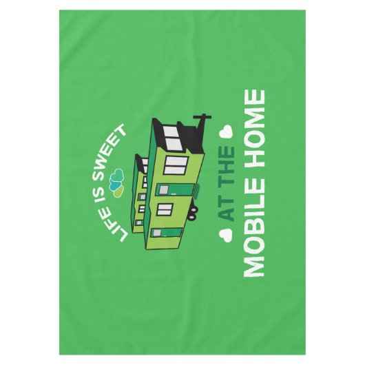 Mobiele startpunten | Statische caravans | Nieuw s Tafelkleed (Voorkant)