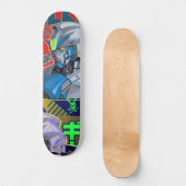 Mobiele suite robot anime skateboard deck (Voorkant)