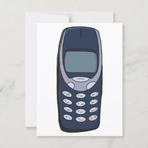 mobiele telefoon briefkaart