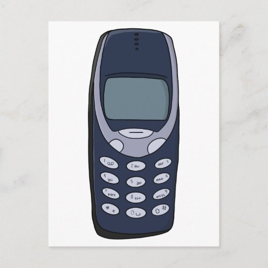  mobiele telefoon briefkaart (Voorkant)