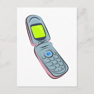 Mobiele telefoon briefkaart