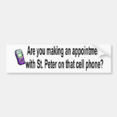 mobiele telefoon bumpersticker (Voorkant)