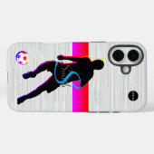Mobiele Telefoon Case Voetballer Grafische naam (Achterkant (horizontaal))
