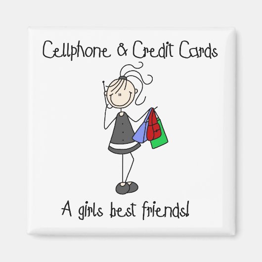 Mobiele telefoon en krediet Kaarten magneet (Voorkant)