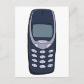 mobiele telefoon feestdagenkaart (Voorkant)