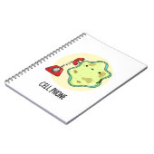 Mobiele Telefoon Grappige Biologie Wetenschap Pun Notitieboek (Linkerzijde)
