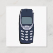 mobiele telefoon informatiekaartje (Voorkant)