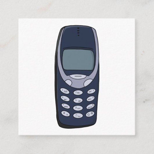  mobiele telefoon informatiekaartje (Voorkant)