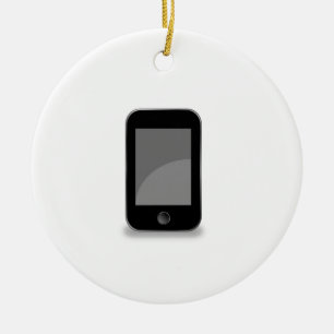 Mobiele telefoon keramisch ornament
