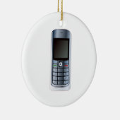 Mobiele telefoon keramisch ornament (Rechts)