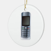 Mobiele telefoon keramisch ornament (Links)