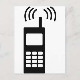 mobiele telefoon mobiel handig briefkaart