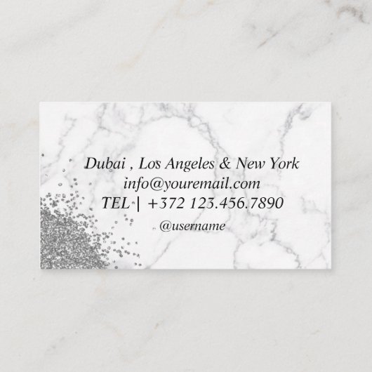 Mobiele telefoon Mobiele Reparatie Service Zwart M Visitekaartje (Achterkant)