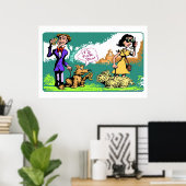 Mobiele telefoon poster (Thuiskantoor)