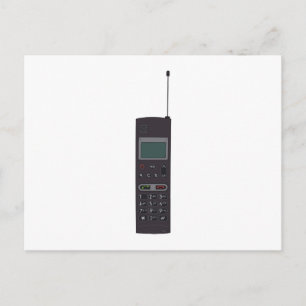 Mobiele telefoon Retro Briefkaart