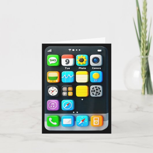 Mobiele telefoon scherm Smartphone mobiele app Hal Kaart (Voorkant)