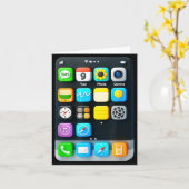 Mobiele telefoon scherm Smartphone mobiele app Hal Kaart (Gele Bloem)