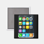 Mobiele telefoon scherm Smartphone mobiele app Hal Magneet (Voorkant / Achterkant)